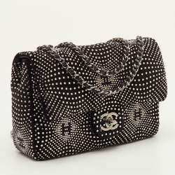 مملوكة مسبقًا Chanel Strass Evening Mini Black Velvet Flap Bag