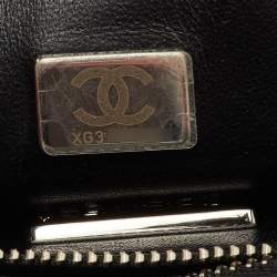 مملوكة مسبقًا Chanel Strass Evening Mini Black Velvet Flap Bag