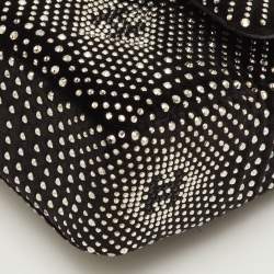 مملوكة مسبقًا Chanel Strass Evening Mini Black Velvet Flap Bag