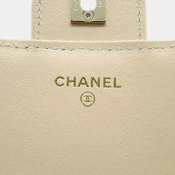 مملوكة مسبقًا Chanel Chain Shoulder Backpack Mini Matelasse Lambskin Bag