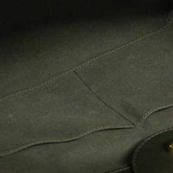 Pre Owned Chanel Deauville Black Leather Tote Bag