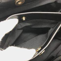 Pre Owned Chanel Coco Mark Cc Matelasse Small Shopping Bag Chain Shoulder Lambskin Black