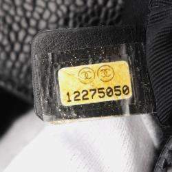 مملوكة مسبقًا Chanel Matelasse Pst Tote Bag Caviar Skin Grained Calf Black