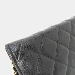 Pre Owned Chanel Timeless Classic Line Chain Wallet