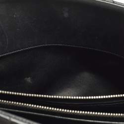 Pre Owned حقيبة شانيل جلد شيفرون أسود كروس للكتف