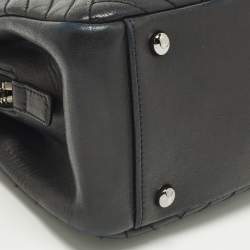 Pre Owned حقيبة شانيل جلد شيفرون أسود كروس للكتف