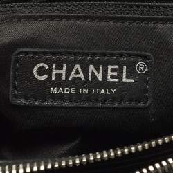 Pre Owned حقيبة شانيل جلد شيفرون أسود كروس للكتف