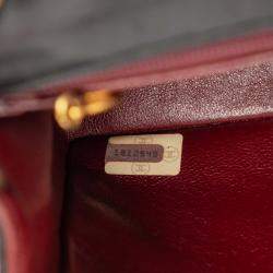 مملوكة مسبقًا حقيبة شانيل سوداء مربعة صغيرة كلاسيك جلد الخروف مع رفرف واحد