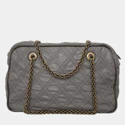 مملوكة مسبقًا Chanel Grey Calf Triptych Tote Bag