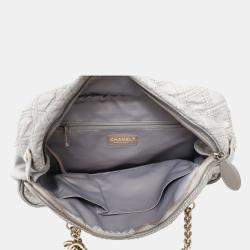 مملوكة مسبقًا Chanel Grey Calf Triptych Tote Bag