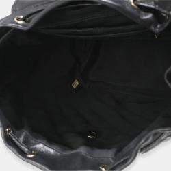 Pre Owned Chanel Urban Spirit Quilted Small Black Lambskin Leather Backpack