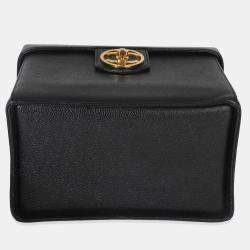 Pre Owned علبة شانيل فانتيج سوداء كافيار 24K لوازم السفر