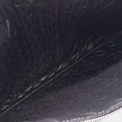 Pre Owned Chanel Black Leather lambskin clutch