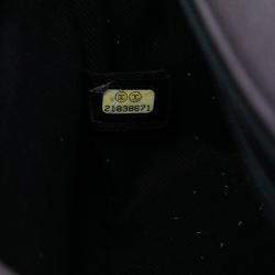 مملوكة مسبقًا Chanel Purple Small Iridescent Goatskin Rainbow Hardware Double Carry Waist Chain Flap