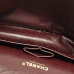 Pre Owned Chanel Classic Double Flap Jumbo Black Quilted Caviar Leather Shoulder Bag