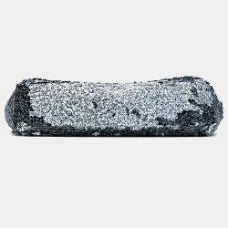 مملوكة مسبقًا Chanel Black White CC Printed Sequin Single Flap