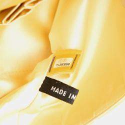 مملوكة مسبقًا حقيبة شانيل نيلون أصفر نيو ترافل لاين شرق غرب مع رفرف