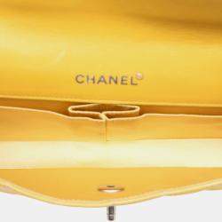 مملوكة مسبقًا حقيبة شانيل نيلون أصفر نيو ترافل لاين شرق غرب مع رفرف