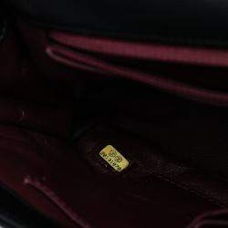 مملوكة مسبقًا Chanel Black CC Chevron Quilted Lambskin Single Flap