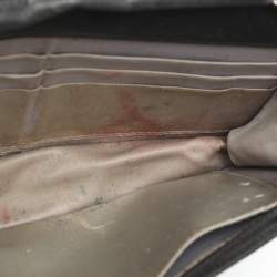 مملوكة مسبقًا Chanel WOC Black Camellia Embossed Leather Clutch Bag