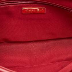 مملوكة مسبقًا Chanel 19 Large Red Quilted Leather Flap Bag
