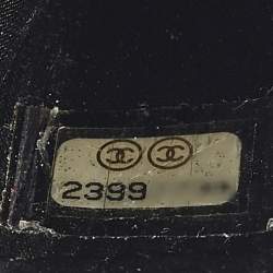 Pre Owned Chanel CC Black Quilted Leather Card Holder