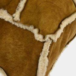 Pre Owned Chanel Brown Sheepskin Shoulder Bag