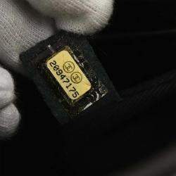 مملوكة مسبقًا Chanel Black Calfskin Wild Stitch Chain Tote Bag