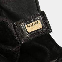 Pre Owned Chanel Black Lambskin Handbag