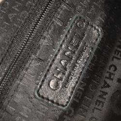 Pre Owned Chanel Black Lambskin Handbag