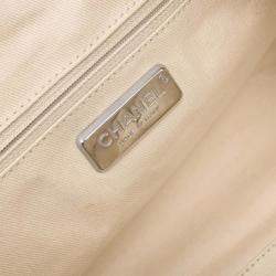 Pre Owned حقيبة شانيل بولينغ خط الفخامة دنيم كحلية