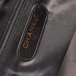 Pre Owned Chanel Black Calfskin Supermodel Tote Shoulder Bag