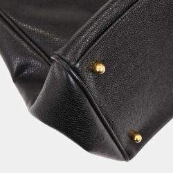 Pre Owned Chanel Black Calfskin Supermodel Tote Shoulder Bag