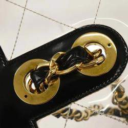 Pre Owned حقيبة كتف شانيل كلاسيك بكلاسيك ماكسي بي في سي أسود