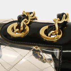 Pre Owned حقيبة كتف شانيل كلاسيك بكلاسيك ماكسي بي في سي أسود