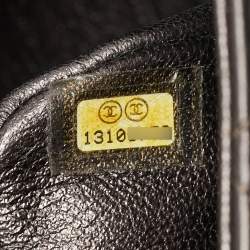 Pre Owned Chanel Classic Single Maxi Metallic Quilted Leather Flap Bag