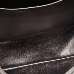 Pre Owned Chanel Classic Single Maxi Metallic Quilted Leather Flap Bag