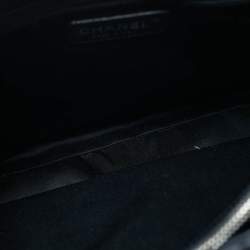 Pre Owned حقيبة شانيل جلد كافيار مبطن أزرق GST توت