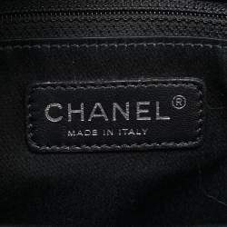 Pre Owned حقيبة شانيل جلد كافيار مبطن أزرق GST توت