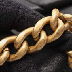 مملوكة مسبقًا Chanel 19 Disneuf Matelasse Shoulder Bag In Lambskin Leather Black