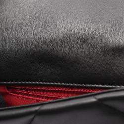 مملوكة مسبقًا Chanel 19 Disneuf Matelasse Shoulder Bag In Lambskin Leather Black