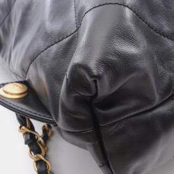 مملوكة مسبقًا Chanel 22 Large Backpack Leather Black