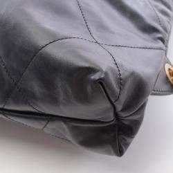 مملوكة مسبقًا Chanel 22 Large Backpack Leather Black