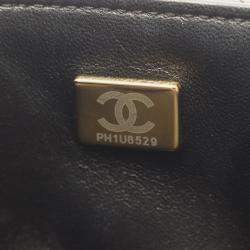 مملوكة مسبقًا Chanel Chanel19 Shoulder Bag Lambskin Leather Black