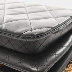 مملوكة مسبقًا Chanel Chanel19 Shoulder Bag Lambskin Leather Black