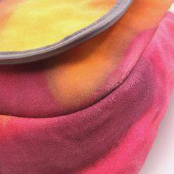 مملوكة مسبقًا Chanel Coco Mark Multicolor Suede Shoulder Bag 