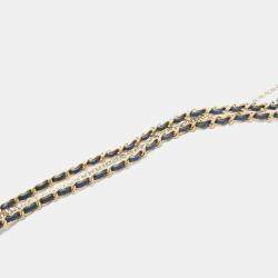 Pre Owned حقيبة كتف شانيلا شانيلا19 ماتلاسي جلد حمل ناعم بلون كحلي