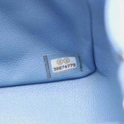 مملوكة مسبقًا Chanel Mini Matelasse Shoulder Bag Lambskin Leather Blue