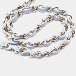 مملوكة مسبقًا Chanel Mini Matelasse Shoulder Bag Lambskin Leather Blue