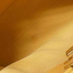 Pre Owned حقيبة شانيل جلد أصفر 31 لاين